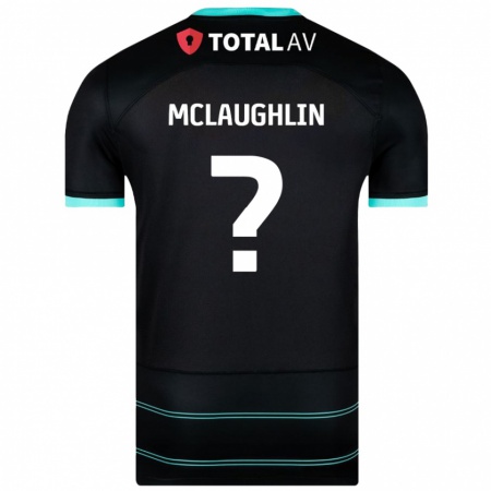 Kandiny Kinder Erin Mclaughlin #0 Schwarz Auswärtstrikot Trikot 2024/25 T-Shirt