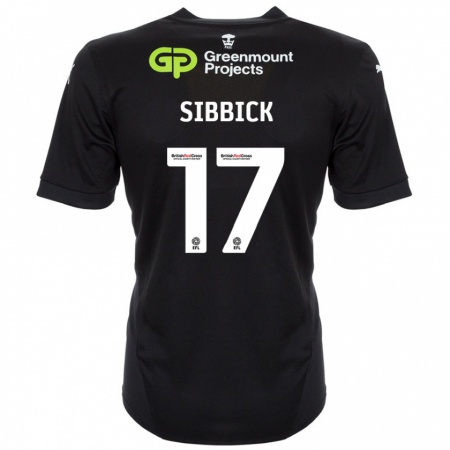 Kandiny Kinder Toby Sibbick #17 Schwarz Auswärtstrikot Trikot 2024/25 T-Shirt