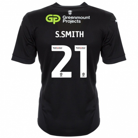 Kandiny Kinder Scott Smith #21 Schwarz Auswärtstrikot Trikot 2024/25 T-Shirt