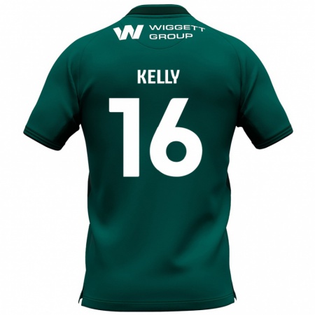 Kandiny Kinder Daniel Kelly #16 Grün Auswärtstrikot Trikot 2024/25 T-Shirt