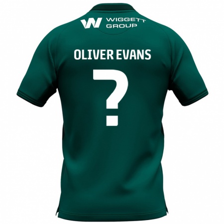 Kandiny Kinder Oliver Evans #0 Grün Auswärtstrikot Trikot 2024/25 T-Shirt