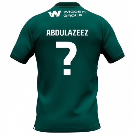 Kandiny Kinder Abdulahi Abdulazeez #0 Grün Auswärtstrikot Trikot 2024/25 T-Shirt