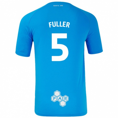 Kandiny Kinder Olivia Fuller #5 Himmelblau Auswärtstrikot Trikot 2024/25 T-Shirt