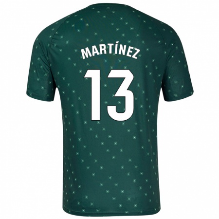 Kandiny Kinder Fernando Martínez #13 Dunkelgrün Auswärtstrikot Trikot 2024/25 T-Shirt