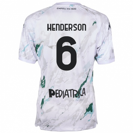 Kandiny Kinder Liam Henderson #6 Grau Auswärtstrikot Trikot 2024/25 T-Shirt