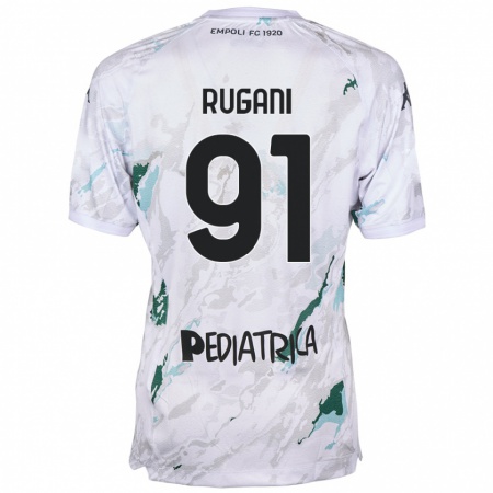 Kandiny Kinder Tommaso Rugani #91 Grau Auswärtstrikot Trikot 2024/25 T-Shirt