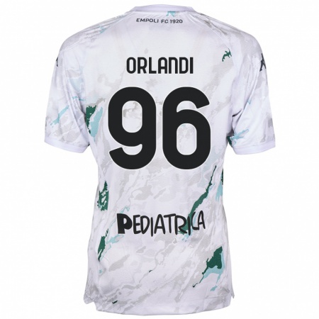 Kandiny Kinder Andrea Orlandi #96 Grau Auswärtstrikot Trikot 2024/25 T-Shirt