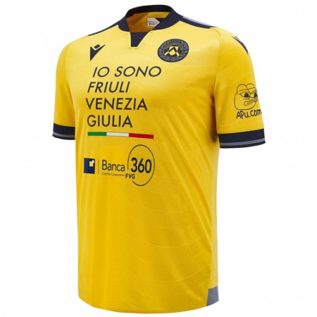 Kandiny Kinder Lorenzo Del Pino #22 Golden Auswärtstrikot Trikot 2024/25 T-Shirt