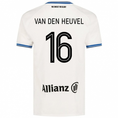 Kandiny Kinder Dani Van Den Heuvel #16 Weiß Auswärtstrikot Trikot 2024/25 T-Shirt