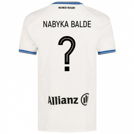 Kandiny Kinder Mamadou Nabyka Balde #0 Weiß Auswärtstrikot Trikot 2024/25 T-Shirt