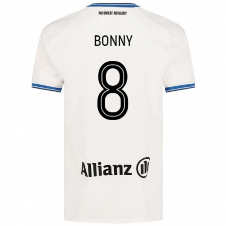 Kandiny Kinder Chionne Bonny #8 Weiß Auswärtstrikot Trikot 2024/25 T-Shirt