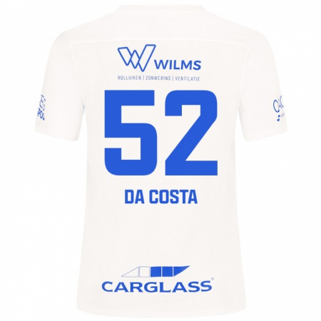 Kandiny Kinder Wilson Da Costa #52 Weiß Auswärtstrikot Trikot 2024/25 T-Shirt