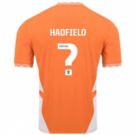 Kandiny Herren Milly Hadfield #0 Orange Weiß Heimtrikot Trikot 2024/25 T-Shirt