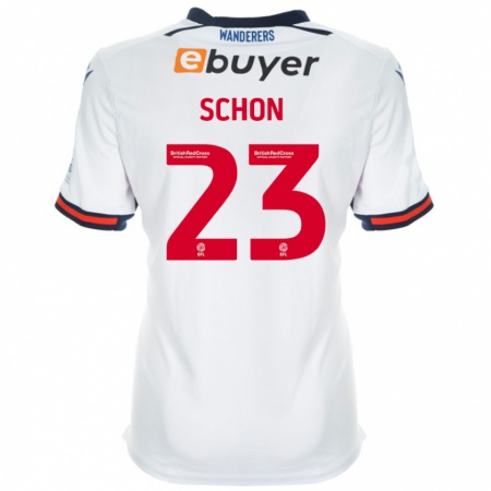 Kandiny Herren Szabolcs Schön #23 Weiß Heimtrikot Trikot 2024/25 T-Shirt