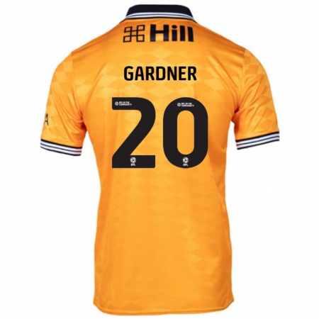 Kandiny Herren Gary Gardner #20 Orange Heimtrikot Trikot 2024/25 T-Shirt