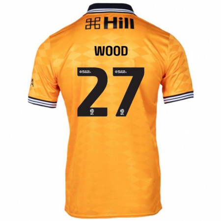 Kandiny Herren Zoe Wood #27 Orange Heimtrikot Trikot 2024/25 T-Shirt