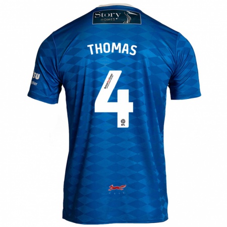 Kandiny Herren Terell Thomas #4 Blau Heimtrikot Trikot 2024/25 T-Shirt