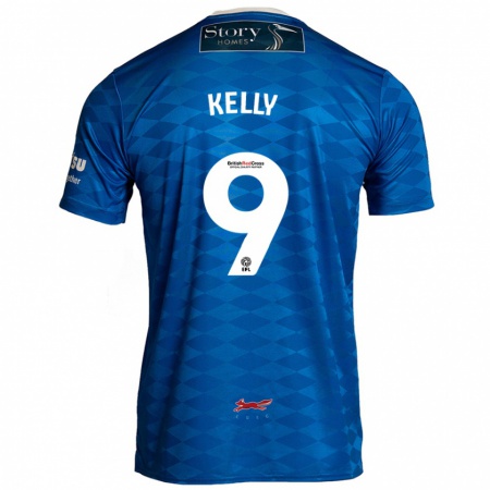 Kandiny Herren Georgie Kelly #9 Blau Heimtrikot Trikot 2024/25 T-Shirt