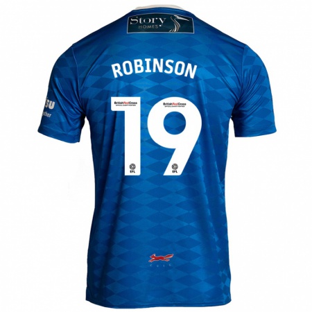 Kandiny Herren Jack Robinson #19 Blau Heimtrikot Trikot 2024/25 T-Shirt