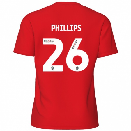 Kandiny Herren Noah Phillips #26 Rot Heimtrikot Trikot 2024/25 T-Shirt