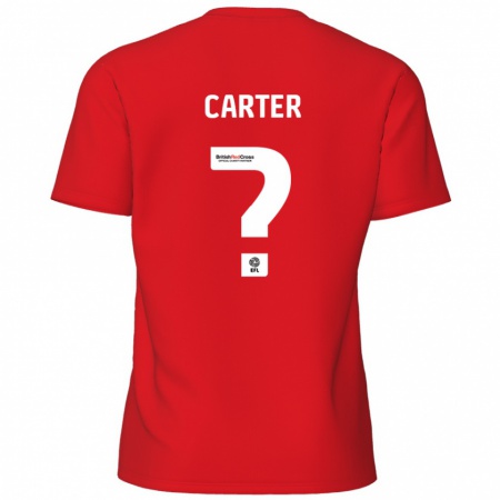 Kandiny Herren Dan Carter #0 Rot Heimtrikot Trikot 2024/25 T-Shirt