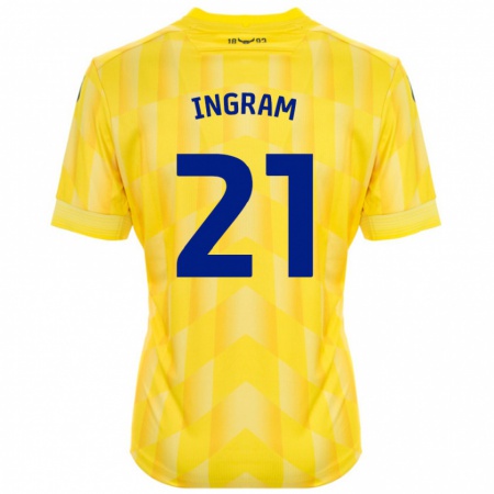 Kandiny Herren Matt Ingram #21 Gelb Heimtrikot Trikot 2024/25 T-Shirt