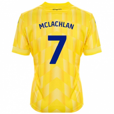 Kandiny Herren Daisy Mclachlan #7 Gelb Heimtrikot Trikot 2024/25 T-Shirt