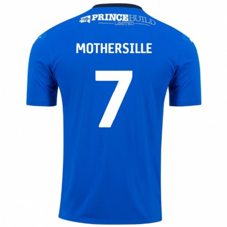 Kandiny Herren Malik Mothersille #7 Blau Weiß Heimtrikot Trikot 2024/25 T-Shirt