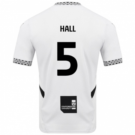 Kandiny Herren Connor Hall #5 Weiß Heimtrikot Trikot 2024/25 T-Shirt