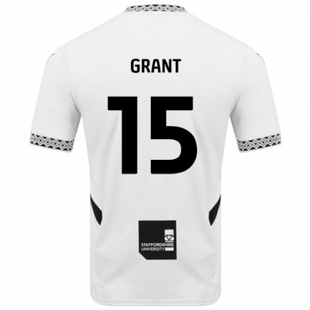 Kandiny Herren Conor Grant #15 Weiß Heimtrikot Trikot 2024/25 T-Shirt