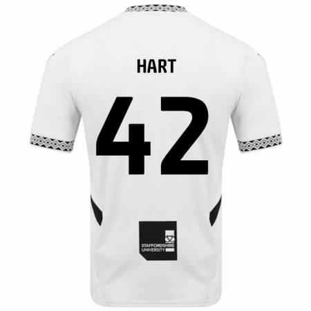 Kandiny Herren Sam Hart #42 Weiß Heimtrikot Trikot 2024/25 T-Shirt