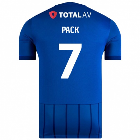 Kandiny Herren Marlon Pack #7 Blau Heimtrikot Trikot 2024/25 T-Shirt