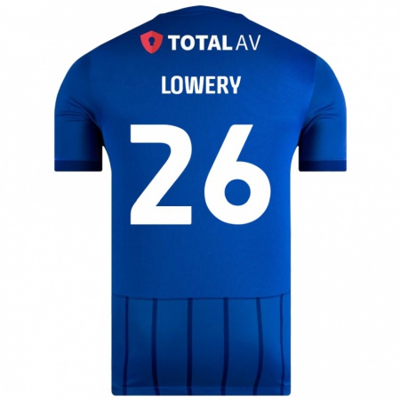 Kandiny Herren Tom Lowery #26 Blau Heimtrikot Trikot 2024/25 T-Shirt