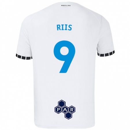 Kandiny Herren Emil Riis #9 Weiß Heimtrikot Trikot 2024/25 T-Shirt