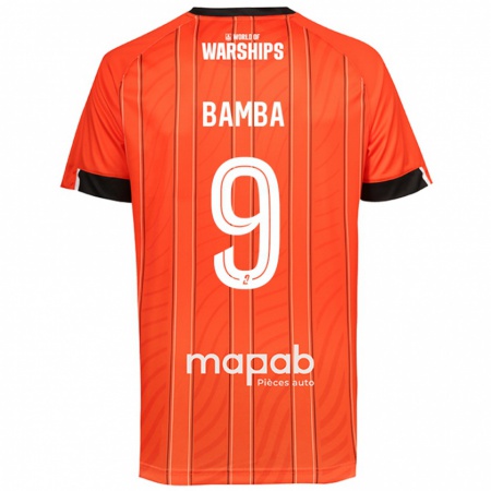 Kandiny Herren Mohamed Bamba #9 Orange Heimtrikot Trikot 2024/25 T-Shirt