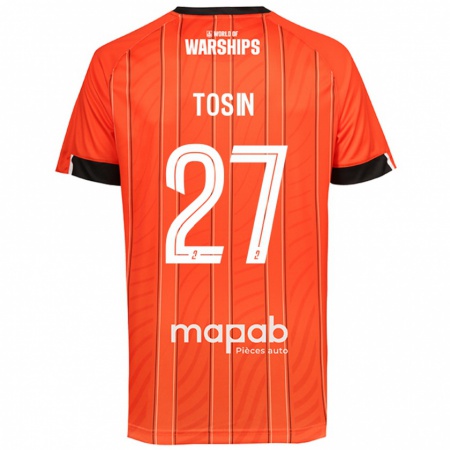 Kandiny Herren Aiyegun Tosin #27 Orange Heimtrikot Trikot 2024/25 T-Shirt