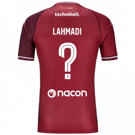 Kandiny Herren Mehdi Lahmadi #0 Rot Granata Heimtrikot Trikot 2024/25 T-Shirt