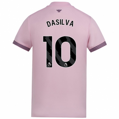 Kandiny Herren Josh Dasilva #10 Rosa Auswärtstrikot Trikot 2024/25 T-Shirt