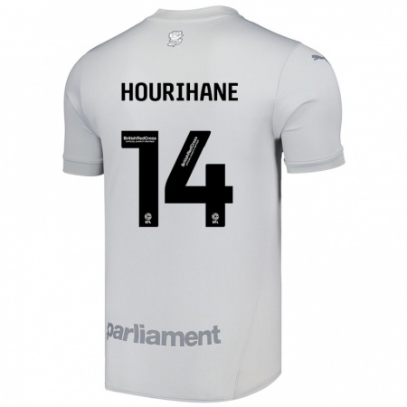 Kandiny Herren Conor Hourihane #14 Silbergrau Auswärtstrikot Trikot 2024/25 T-Shirt