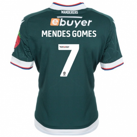 Kandiny Herren Carlos Mendes #7 Dunkelgrün Auswärtstrikot Trikot 2024/25 T-Shirt