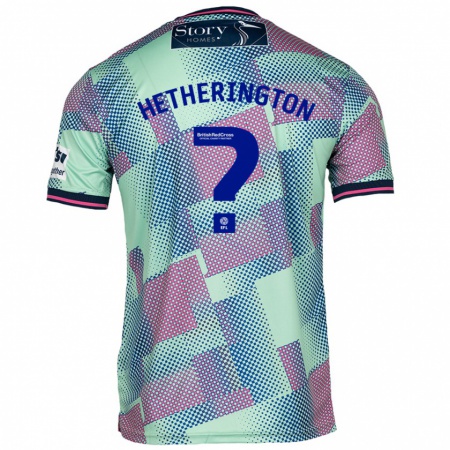 Kandiny Herren Sam Hetherington #0 Grün Auswärtstrikot Trikot 2024/25 T-Shirt