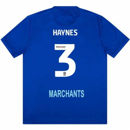 Kandiny Herren Ryan Haynes #3 Grün Auswärtstrikot Trikot 2024/25 T-Shirt