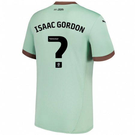 Kandiny Herren Isaac Gordon #0 Blassgrün Auswärtstrikot Trikot 2024/25 T-Shirt