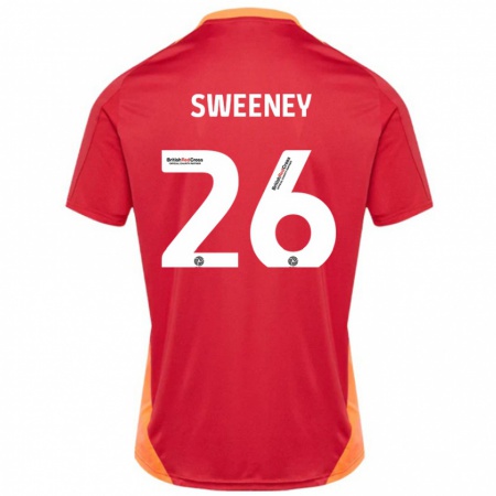 Kandiny Herren Pierce Sweeney #26 Blau Cremeweiß Auswärtstrikot Trikot 2024/25 T-Shirt