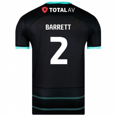 Kandiny Herren Nicole Barrett #2 Schwarz Auswärtstrikot Trikot 2024/25 T-Shirt