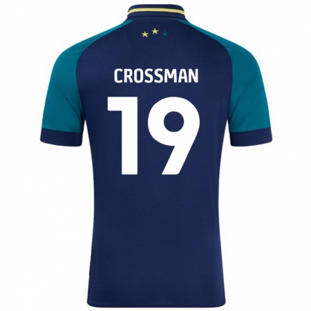 Kandiny Herren Paige Crossman #19 Marine Dunkelgrün Auswärtstrikot Trikot 2024/25 T-Shirt