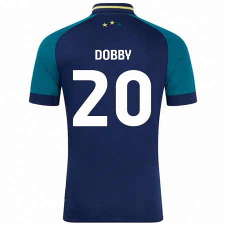 Kandiny Herren Sarah Dobby #20 Marine Dunkelgrün Auswärtstrikot Trikot 2024/25 T-Shirt