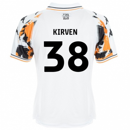 Kandiny Herren Tess Kirven #38 Weiß Auswärtstrikot Trikot 2024/25 T-Shirt