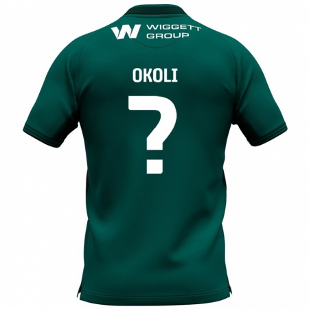 Kandiny Herren Chinwike Okoli #0 Grün Auswärtstrikot Trikot 2024/25 T-Shirt