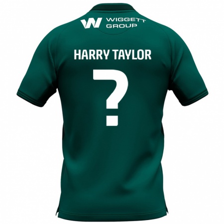 Kandiny Herren Harry Taylor #0 Grün Auswärtstrikot Trikot 2024/25 T-Shirt